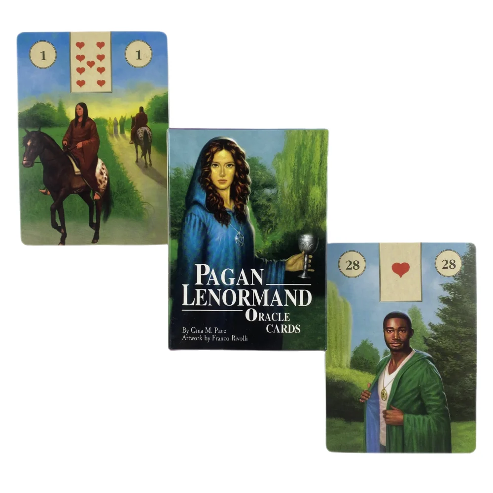 Cartas Del Oráculo Pagano Renoman (versión En Inglés) Misteriosas Cartas Del Tarot, Adivinación, Destino, Fiesta, Entretenimiento