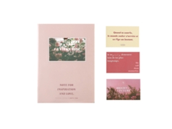 Agenda Retro Style Ins Con Cubierta Protectora Y Bolsillo Frontal Rose Life