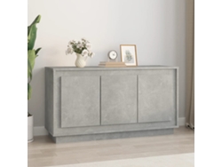 Lovely Home Aparador 102X35X55 Cm Derivados de Madera Gris-Cemento