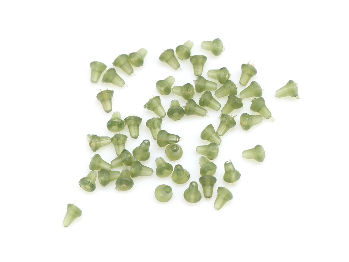 50 Topes De Plástico Para Cebo De Pesca, Accesorios Para La Pesca De Carpas (verdes)