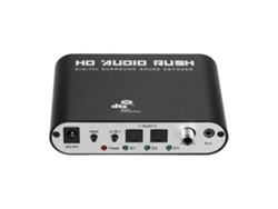 Decodificador De Audio Coaxial Spdif 5.1 Audio Rush Para Dts/ac-3 De 5.1/2.1 Canales Para Reproductor De Dvd Stb Xbox 360 Enchufe Europeo