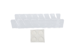 Soporte Vertical De Acrílico Para Gorras De Béisbol, Ideal Para Guardar Y Exhibir En El Armario. Capacidad Para 7 Gorras.