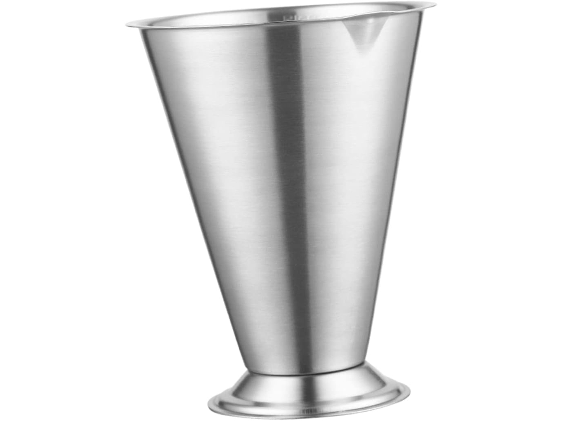 Brxícara Medidora Para Bebidas - Xícaras Medidoras De Aço Inoxidável, Copos Graduados Com Bico, Jarra De Metal