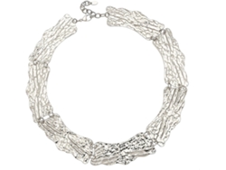 Collar Moderno De Varias Capas Con Acabado Galvanizado, Longitud De Cadena Ajustable Para Diferentes Conjuntos.