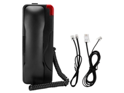 Soporte para teléfono con cable de pared, hueco para el último número