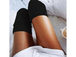 Calcetines Altos De Satén De Ganchillo Para Mujer, Elásticos, Acolchados, Moda Diaria, Cálidos.
