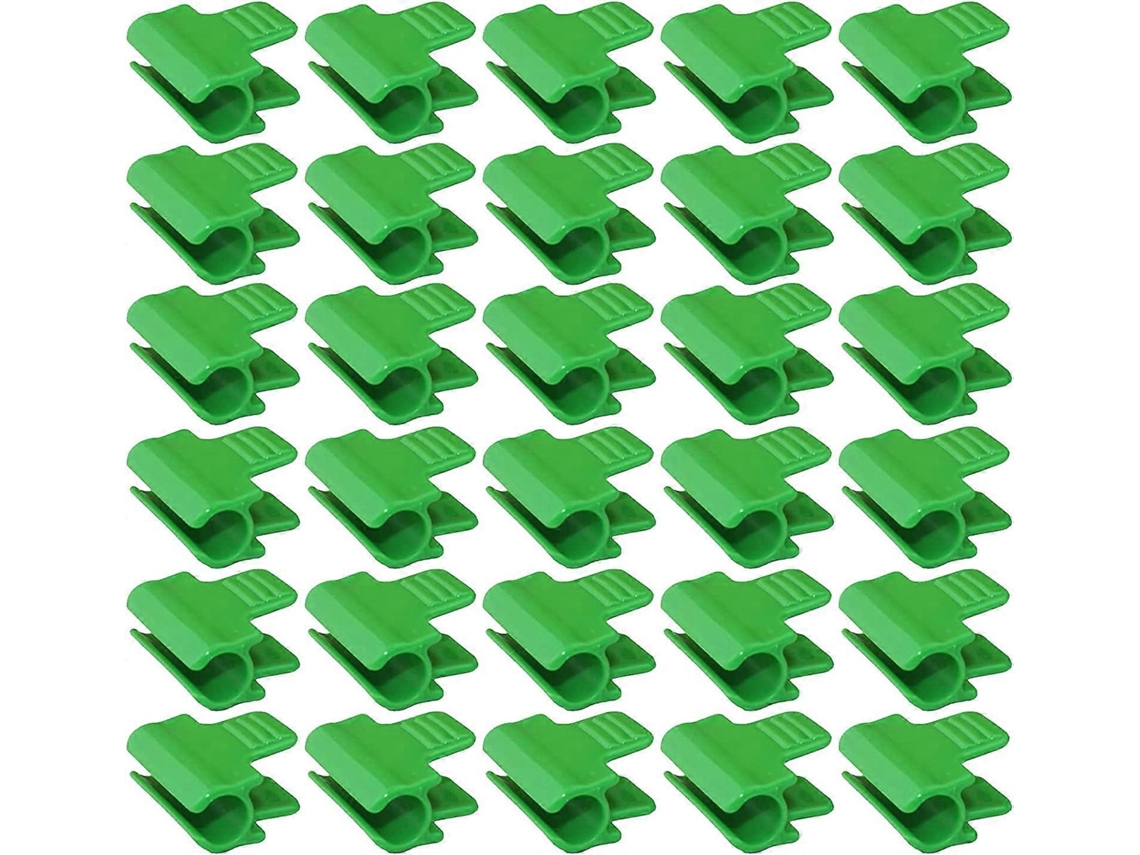 30 Abrazaderas De Invernadero, Clip De 11mm, Fijaciones Plásticas, Para Túneles, Redes Y Películas De Invernadero, Plant Clips