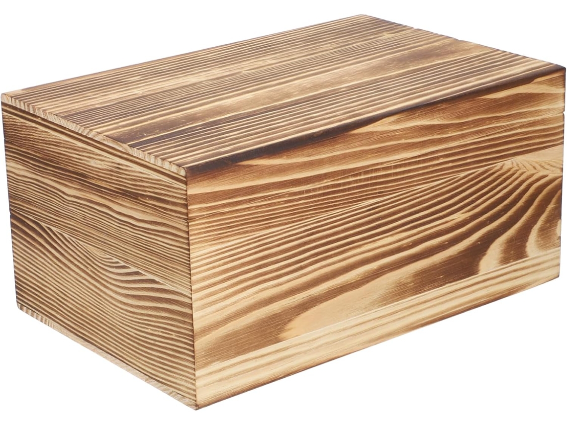 Sencilla Caja De Madera Para Guardar Té, Joyas Delicadas Y Pendientes - Elegante Caja De Regalo