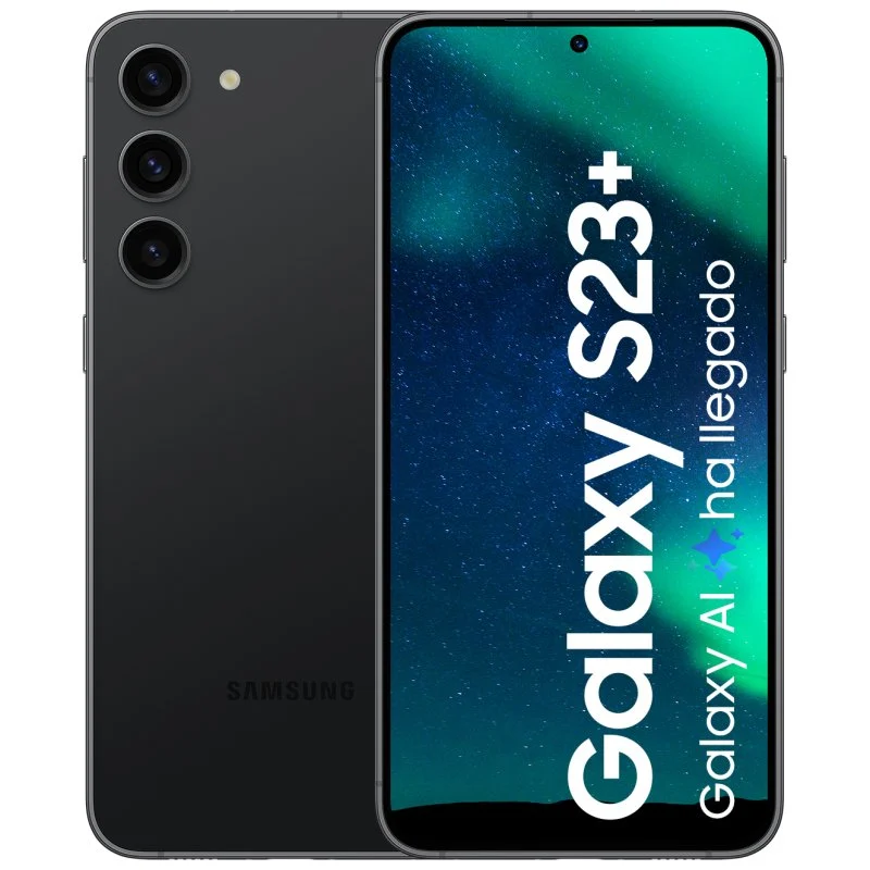 SAMSUNG Galaxy S23 Plus 5G 512Gb S916B Ds Negro Grado C Plus Smartphone Reacondicionado Señales de Uso