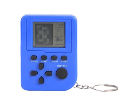 Mini Portátil Retro Clásico Lcd Tetris Consola de Juegos Llavero Máquina F010