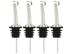 4 Boquillas Dispensadoras Para Aceite Y Vinagre Linjou De Acero Inoxidable Y Plástico Para Control De Flujo.