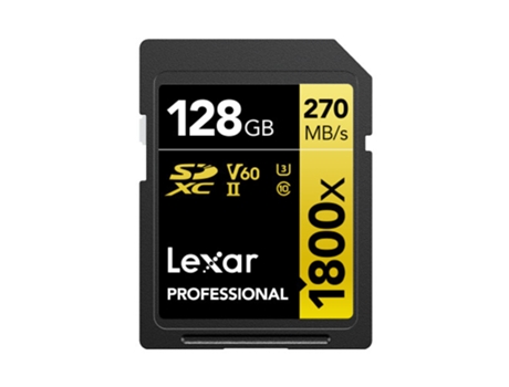 Tarjeta de Memoria Flash Lsd1800128G-Bnnng 128 GB SDXC UHS-II Clase 10 LEXAR