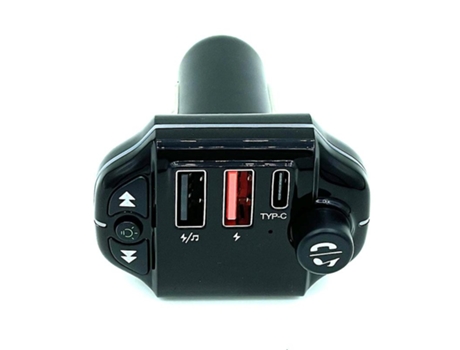 Atmosphere Light Fm Transmitter Bluetooth 5.0 Car Charger Mp3 Bluetooth Player