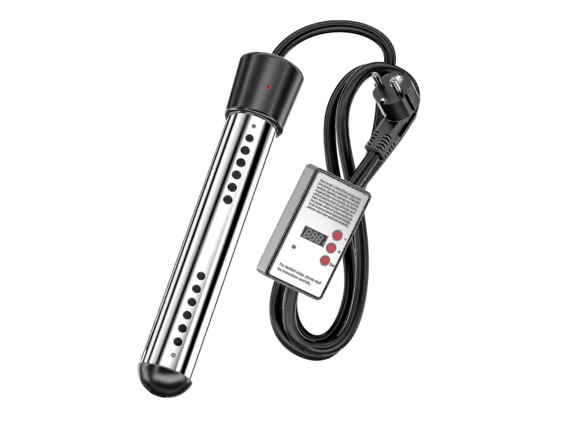 Calentador de agua eléctrico sumergible GOKOCO de 3000 W para piscinas, calentamiento rápido, temporizador inteligente.