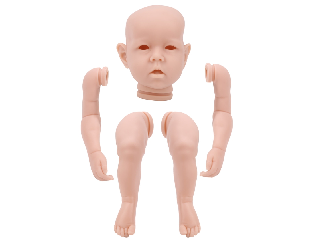Muñeca Reborn 22 Pulgadas Kit Diy Cabeza Brazos Piernas Muñeca En Blanco Juguete Para Niños