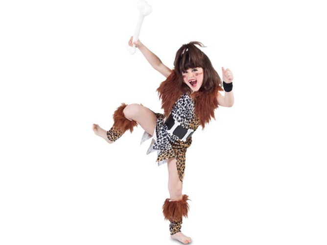 Disfraz de Niña DISFRAZZES Cavernícola (Talla: 10 a 12 años)