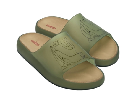 Chanclas Clous Tarsilado Do Amaral Verde EU 39 Mujer MELISSA