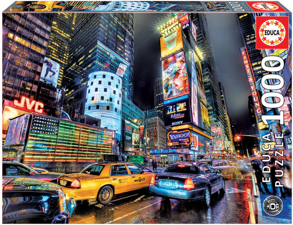 Puzzle Times Square nueva york 1000 piezas educa edad 12