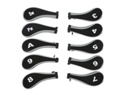 Capas De Cabeça De Taco De Golfe (proteção Neoprene, Para Woods E Irons)