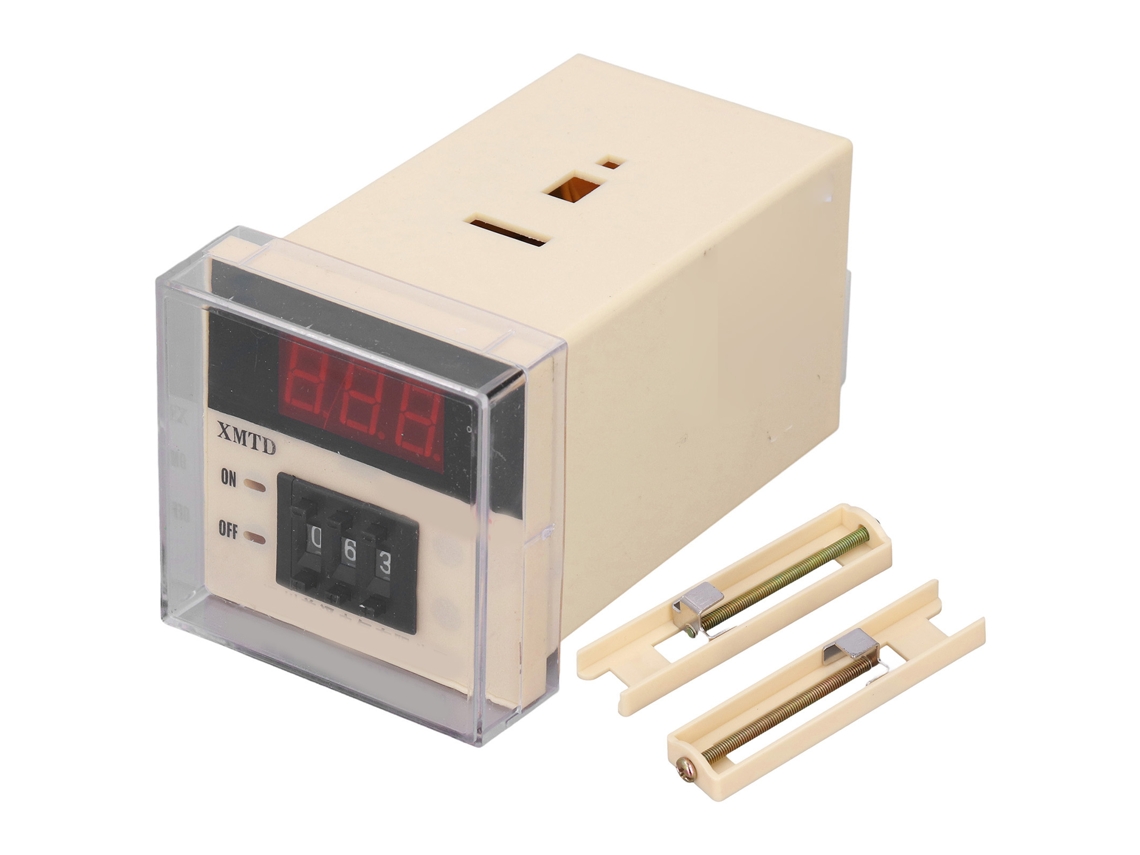 Control Digital De Temperatura, Termostato Ajustable Tipo E, 0-999 ℃, 220 Vca Para Máquinas De Procesamiento De Alimentos.