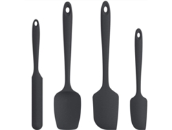 2026-45796-set De Espátulas De Silicona Linjou Resistente Al Calor 260°c Para Cocina Horneado Mezclado Lavavajillas Seguro