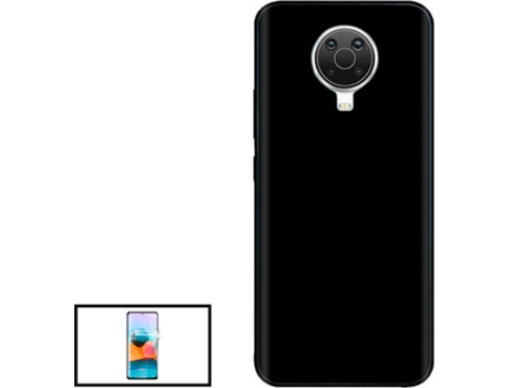 Kit Carcasa + Protector de Pantalla Nokia G20 GIFT4ME Negro