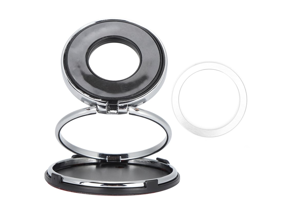 Soporte De Teléfono Magnético Plegable Anillo Para Parabrisas Y Escritorio Con Rotación De 180°