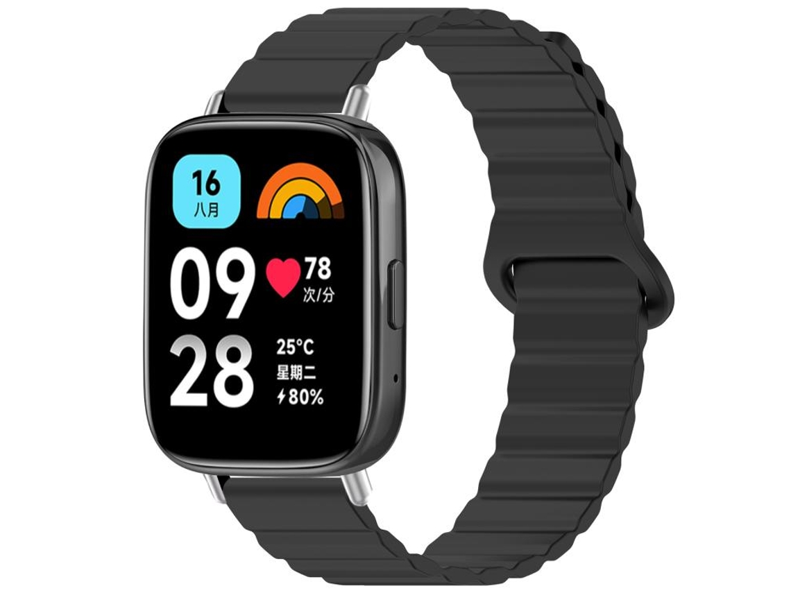 Correa magnética de silicona para Redmi Watch 3 Active / Lite - Brillante