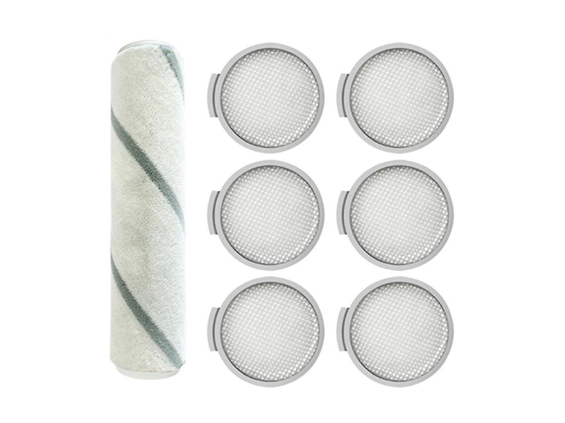 7 filtros de cepillo de rodillo compatibles con Xiaomi Mijia Scwxcq01rr Roborock H6