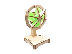 Kit De Montaje De Ventilador Eléctrico Oscilante De Madera Para Clases De Ciencias Infantiles.