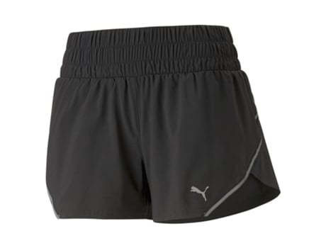 Calção PUMA Shorts Run Woven 3´´ Preto S Mulher