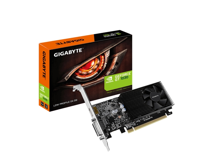 Tarjeta Gráfica GIGABYTE GeForce GT 1030 (NVIDIA - 2 GB GDDR4)