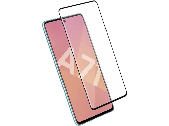 Protector de Cristal Templado Samsung Galaxy A71 4SMARTS Negro