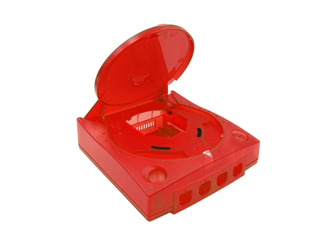 Reemplazo De Plástico Para Carcasa Translúcida Para Caja Transparente Para Sega Dreamcast Para Consola De Videojuegos Retro Dc Re White