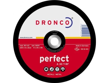 Disco de desbaste a 30 t perfect-metal 150 x 6 mm DRONCO