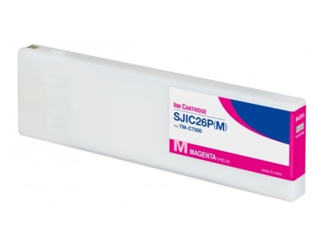 Cartucho de Tinta Compatible EPSON Sjic26P Magenta Tinta Pigmentada (C33S020620 - Sjic26Pm)