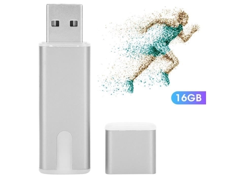 HURRISE Pendrive USB Flash Drive Luz Respiratoria USB 2.0 Almacenamiento Portátil Suministros para Computadora Memoria de 16 Gb