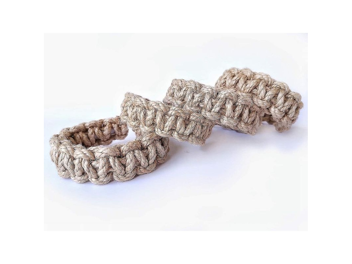 Anillos Ajustables Para Servilletas, Juego De 4, Decoración Rústica Perfecta Para La Mesa.