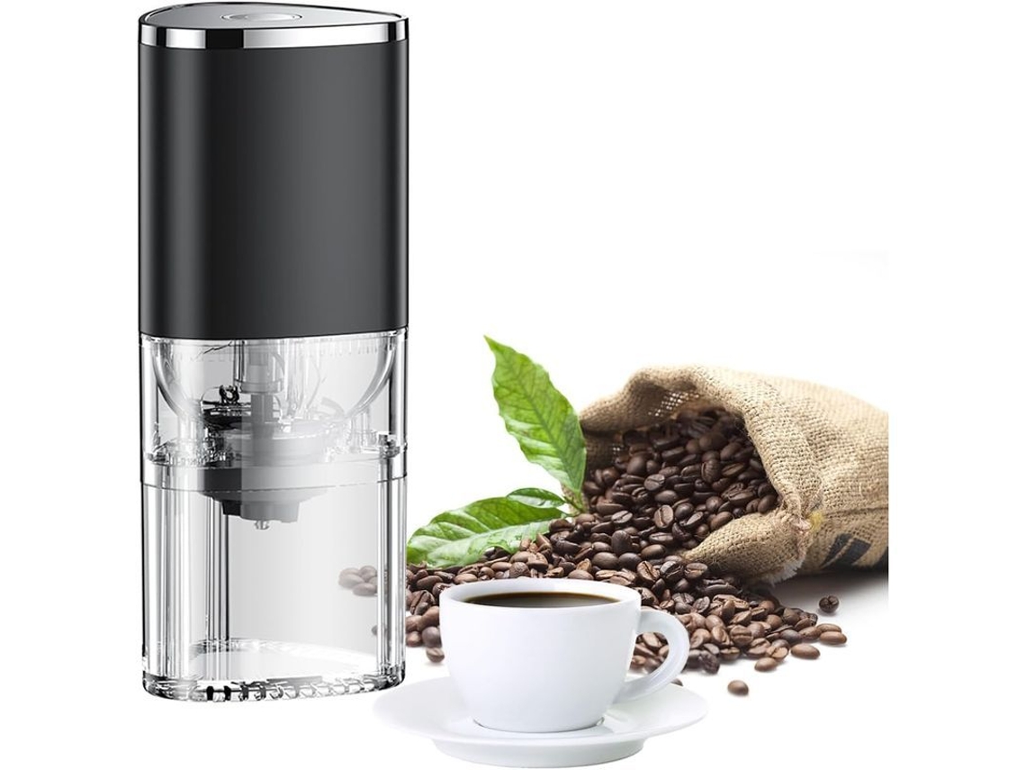 Molinillo De Café Eléctrico Portátil Con Tamaño De Molienda Ajustable Para El Hogar Y La Oficina.