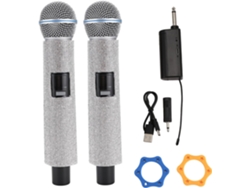 Micrófono Dinámico Portátil Sin Estuche De Carga, Micrófono De Karaoke Con Receptor Recargable