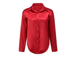 2026-camisa Ligera De Seta Brillante Para Mujer Yynuda Con Cuello Lapel Y Cierre De Botones