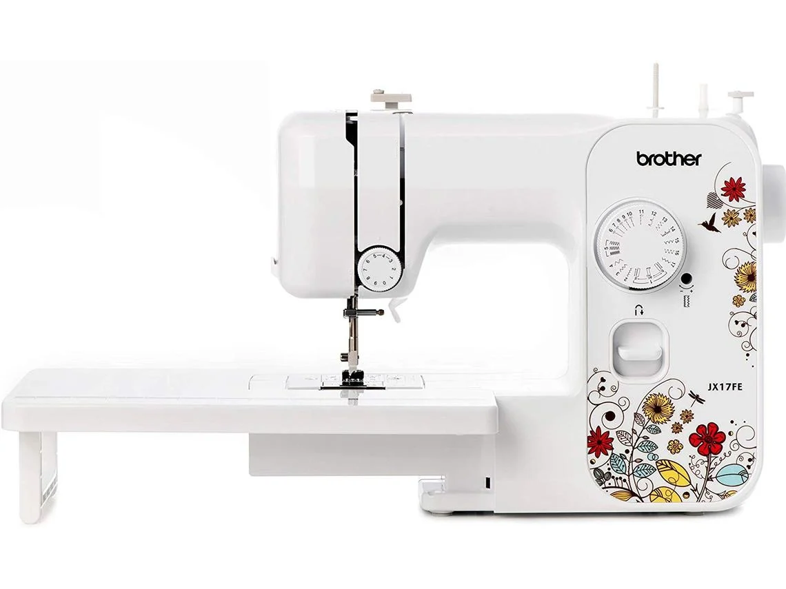 Máquina de Coser BROTHER JX17FE + Mesa Extensible