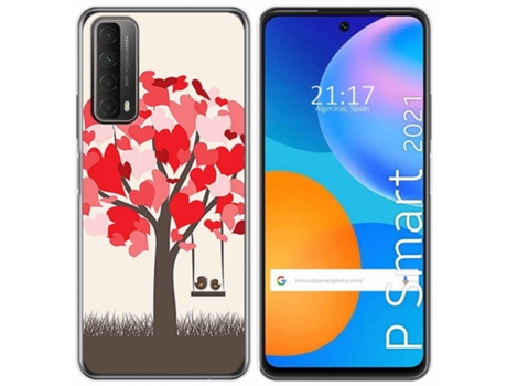 Carcasa Huawei P Smart 2021 TUMUNDOSMARTPHONE Dibujos Multicolor