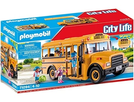 PLAYMOBIL 71094 Autobús escolar (4 años - 46 Piezas)