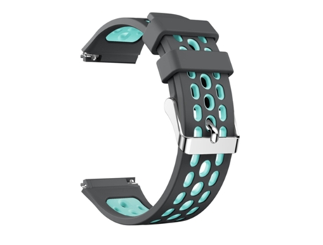 Correa de Silicona color dual para Huawei Watch GT 2e - gris oscuro/verde