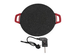 Grelha redonda antiaderente coreana de 36 cm (2026), 220 V, sem fumaça, multifuncional e fácil de limpar.