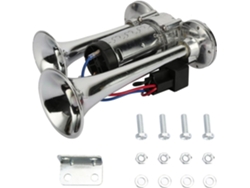 Bocinas De Aire Para Camiones Y Trenes De 600 Db Con Doble Bocina, Kit De Bocina De Aire Eléctrica Súper Potente Para Coche Con Compresor.
