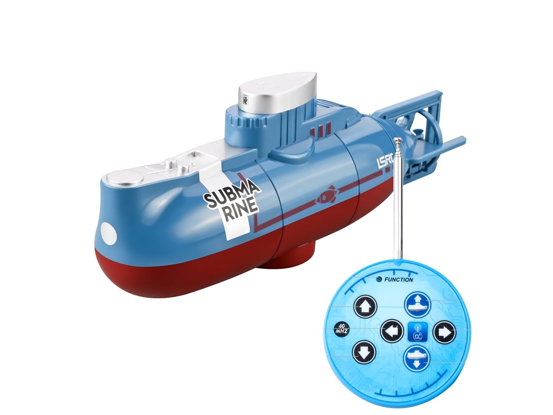 Mini submarino RC de 6 canales con control remoto, modelo de barco submarino, juguete educativo, regalo para niños