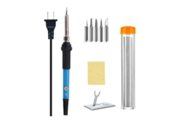 Soldador Eléctrico Con Kit De Temperatura Ajustable Y 5 Puntas De Soldadura.