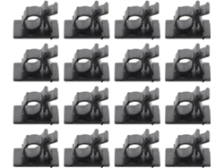 Paquete De 50 Clips Adhesivos Ajustables Para Cables De 25x19 Mm, Sujetadores Multiusos.